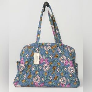 NWT 3-Set Vera Bradley Wild Prairie Quilted Backpack, Crossbody, Duffel Bag